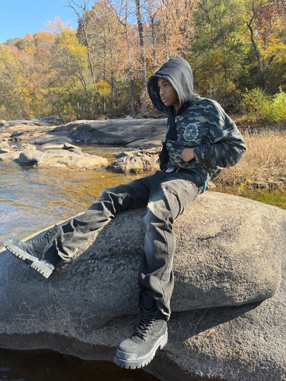 Camo 2 Tone Zip Up
