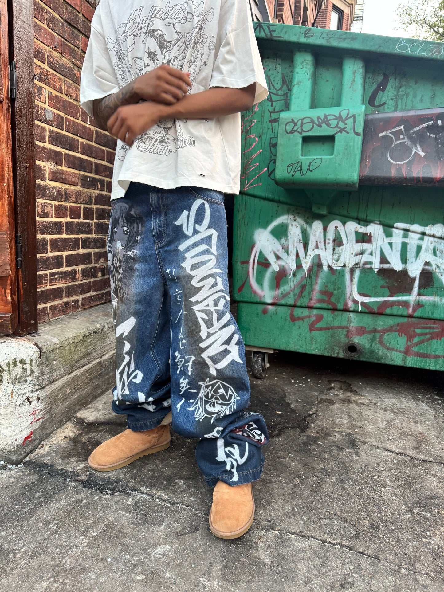 Tokyo Graffiti Denim (Blue)