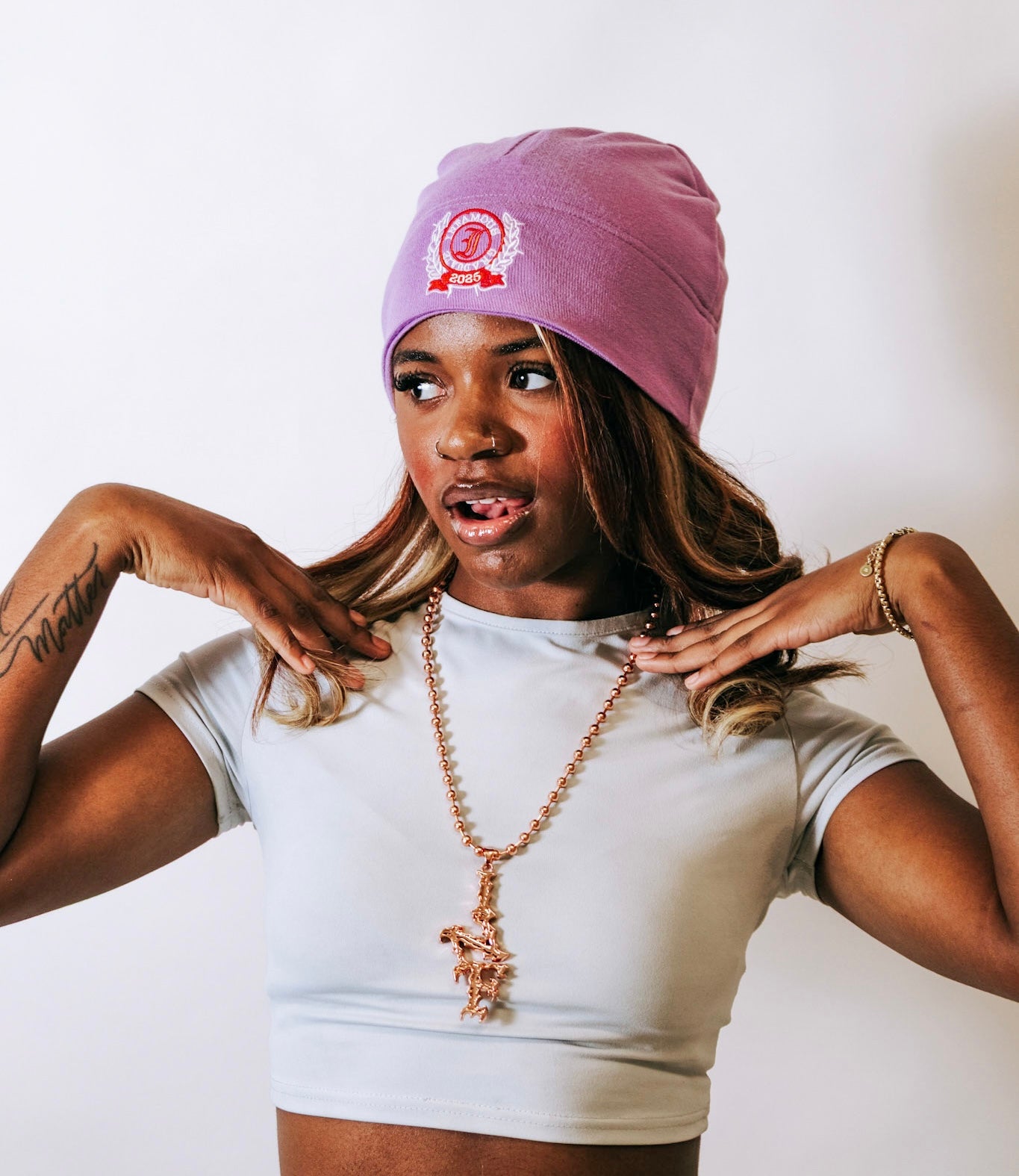 INF Mauve Graduation Cap