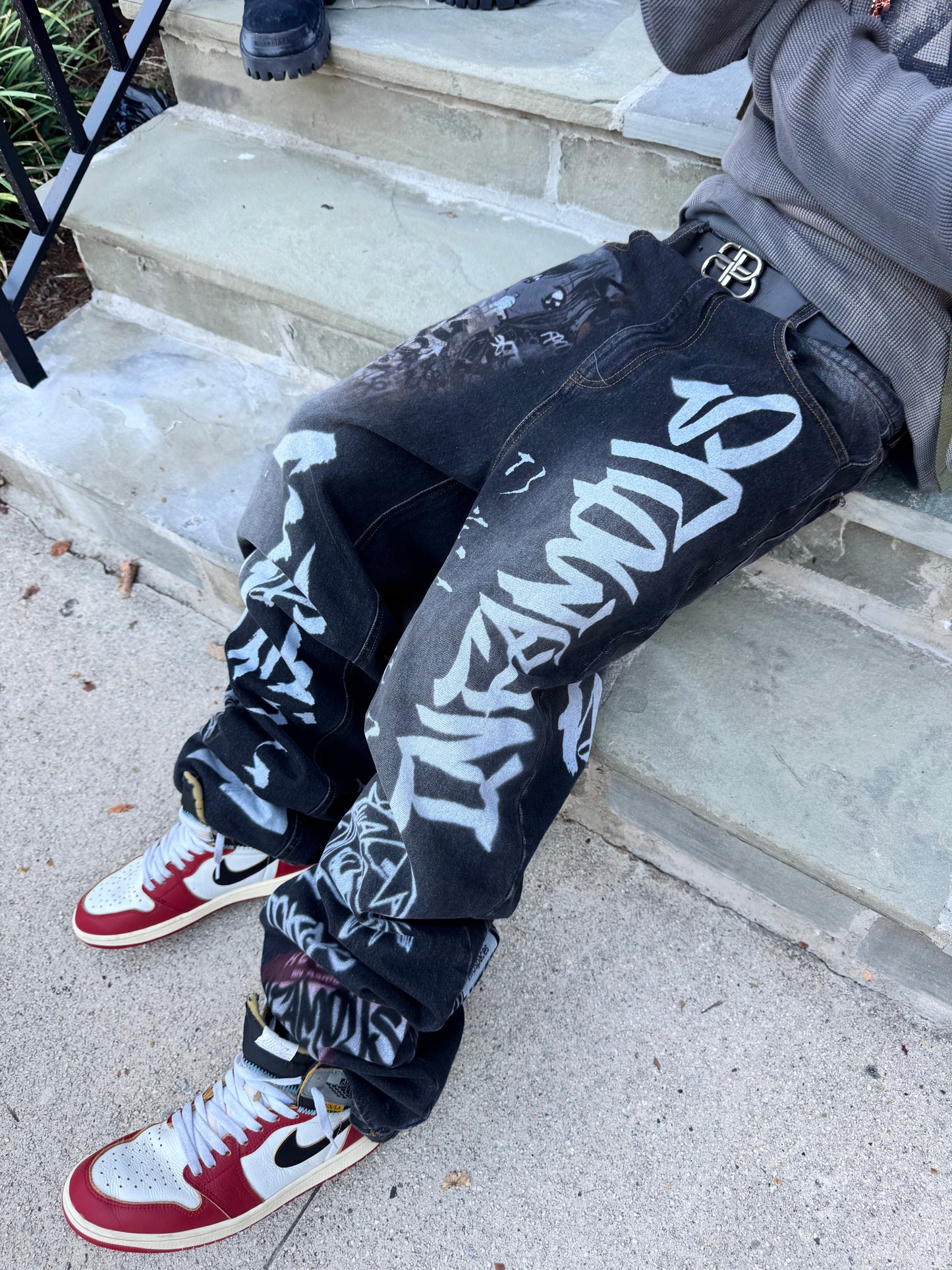 Tokyo Graffiti Denim (Black)