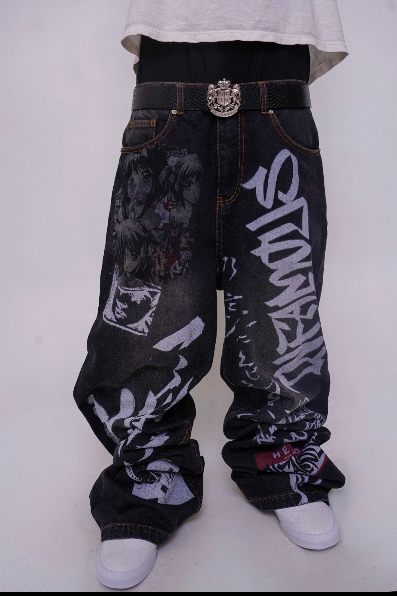 Tokyo Graffiti Denim (Black)