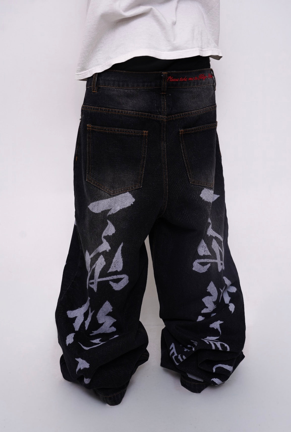 Tokyo Graffiti Denim (Black)